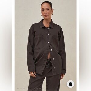 Women's Dark Brown denim shirt